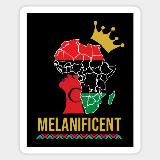 Melanin Magic Shirt for Melanin Queen Sticker